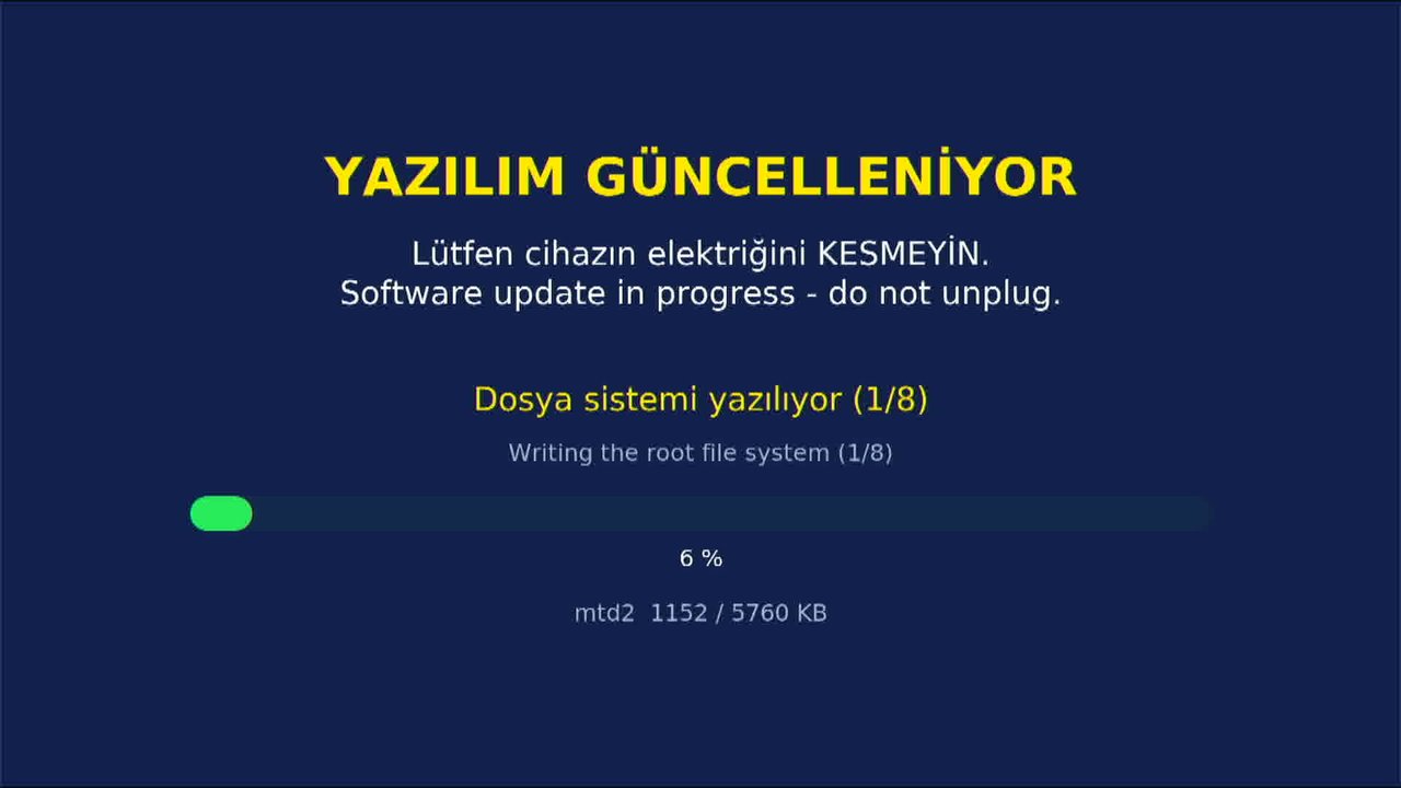 Chipbox v42 update screen